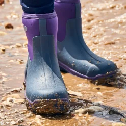 Grubs Boots Midline Mid Height Wellies Womens - Purple