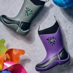 Grubs Boots Muddies Icicle Wellies Kids - Purple