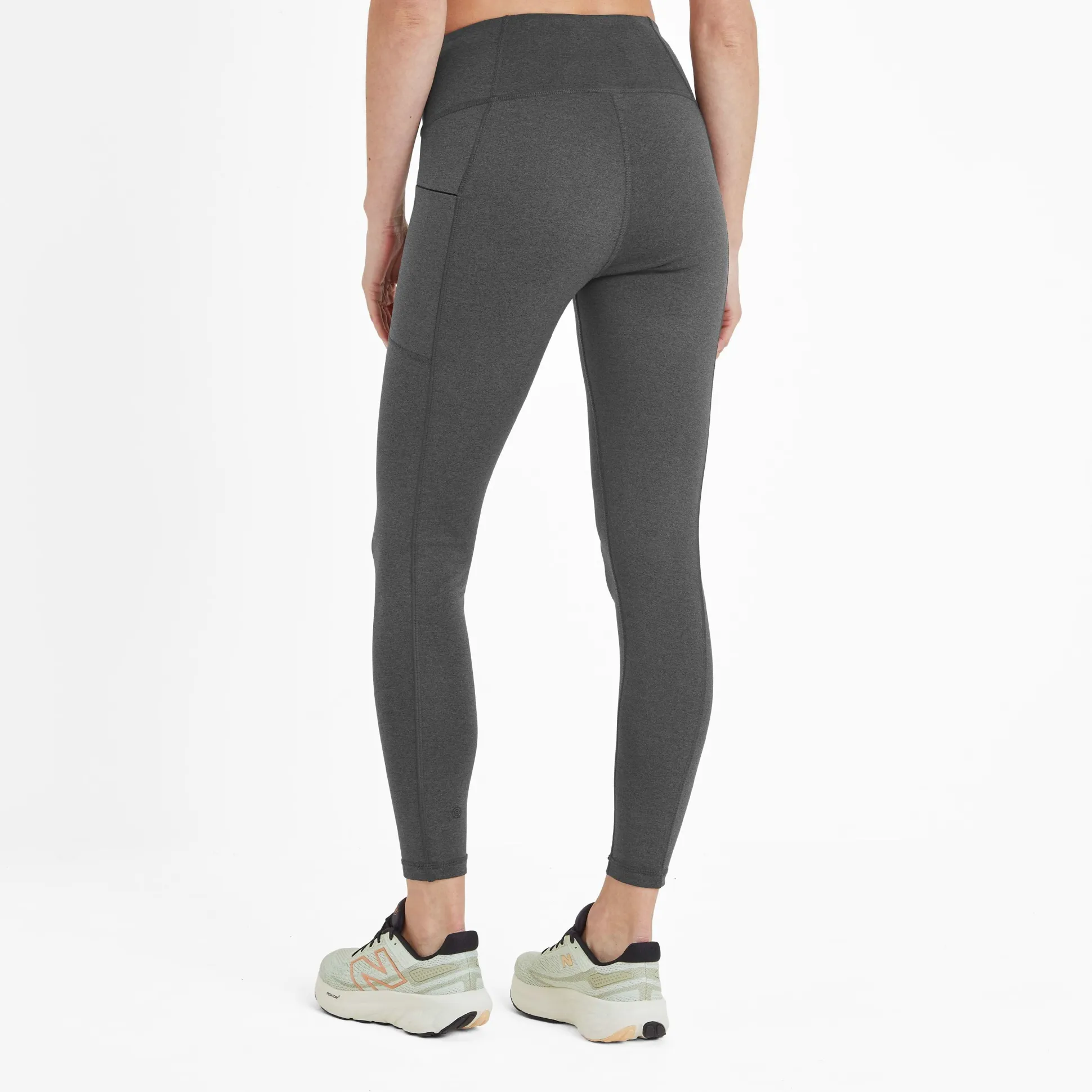 Haller Womens Performance Leggings - Dark Grey Marl