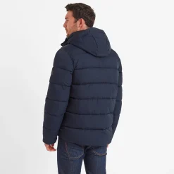 Hamilton Mens Padded Parka - Dark Indigo