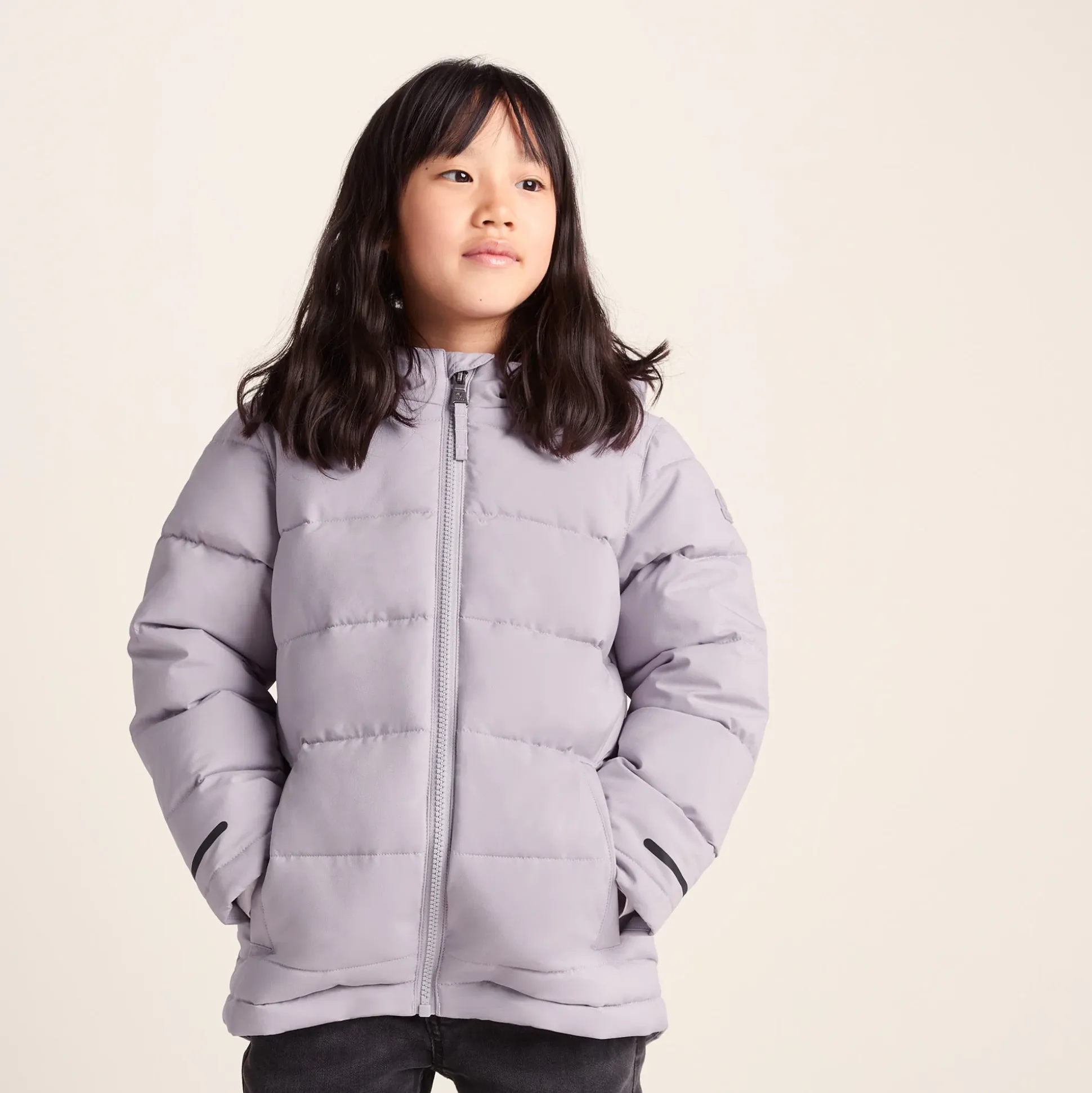 Harecroft Kids Padded Jacket - Lavender Grey