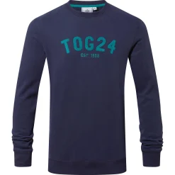 Hawnby Mens Cotton Blend Sweat - Dark Marine