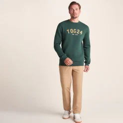 Hawnby Mens Cotton Blend Sweat - Racing Green