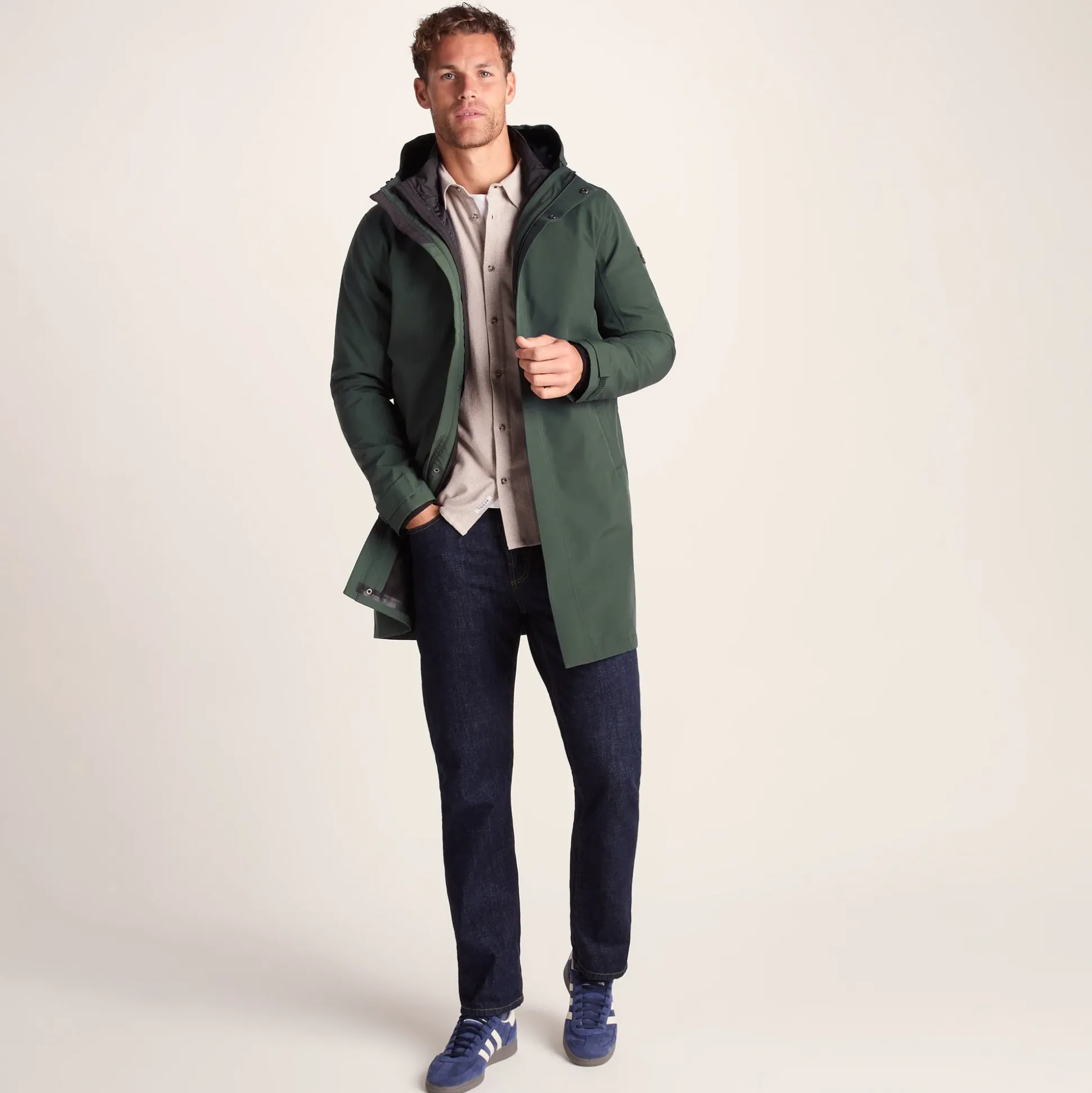 Haydon Mens Waterproof 3in1 Jacket - Racing Green