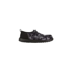 HEYDUDE Wally Funk Hunt Camo Mens Shoes - Black