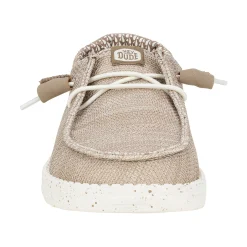 HEYDUDE Wendy Stretch Sox Womens Shoes - Walnut