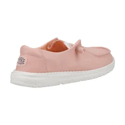 HEYDUDE Wendy Womens Canvas Shoe - Pink