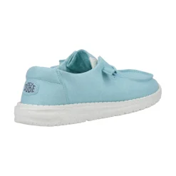 HEYDUDE Wendy Womens Canvas Shoe - Turquoise