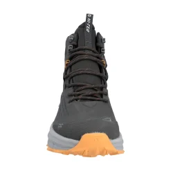 Hi-Tec Fuse Trek Mid Mens Hiking Boot - Steel/Charcoal/Bright Marigold