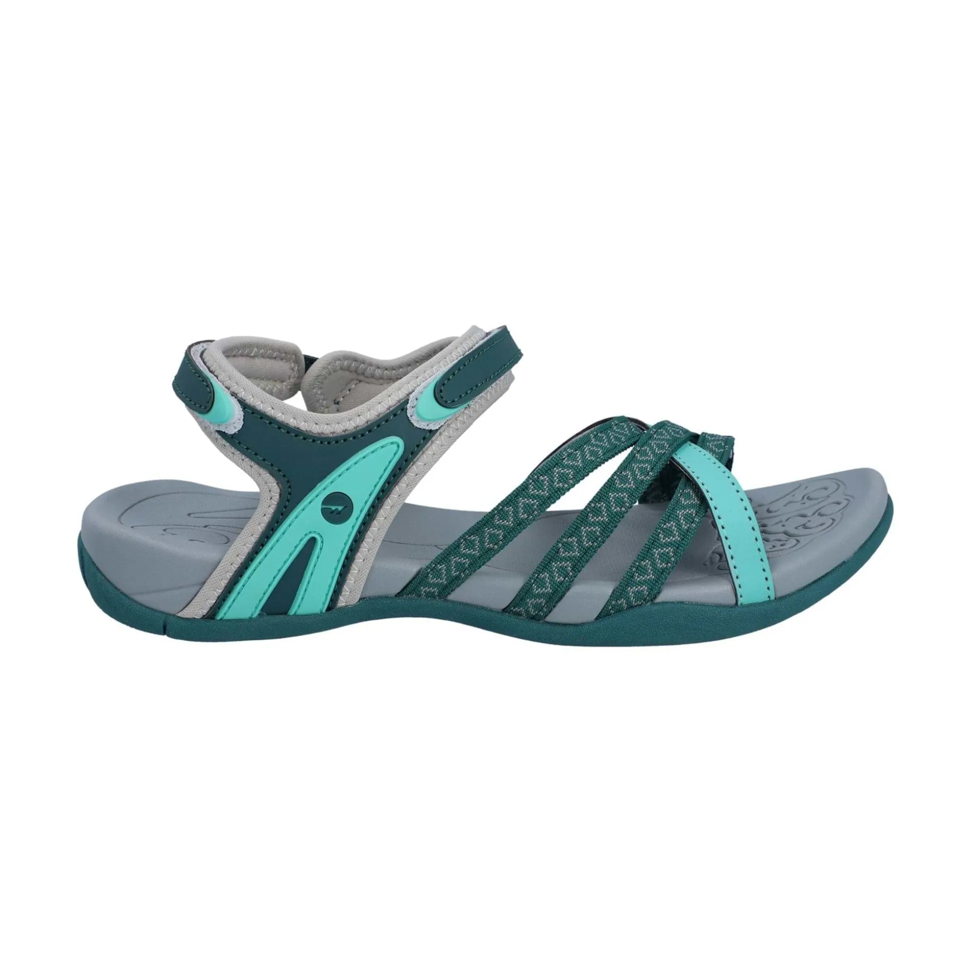 Hi-Tec Savanna II Womens Sandal - Dark Moss/Aqatic Wave