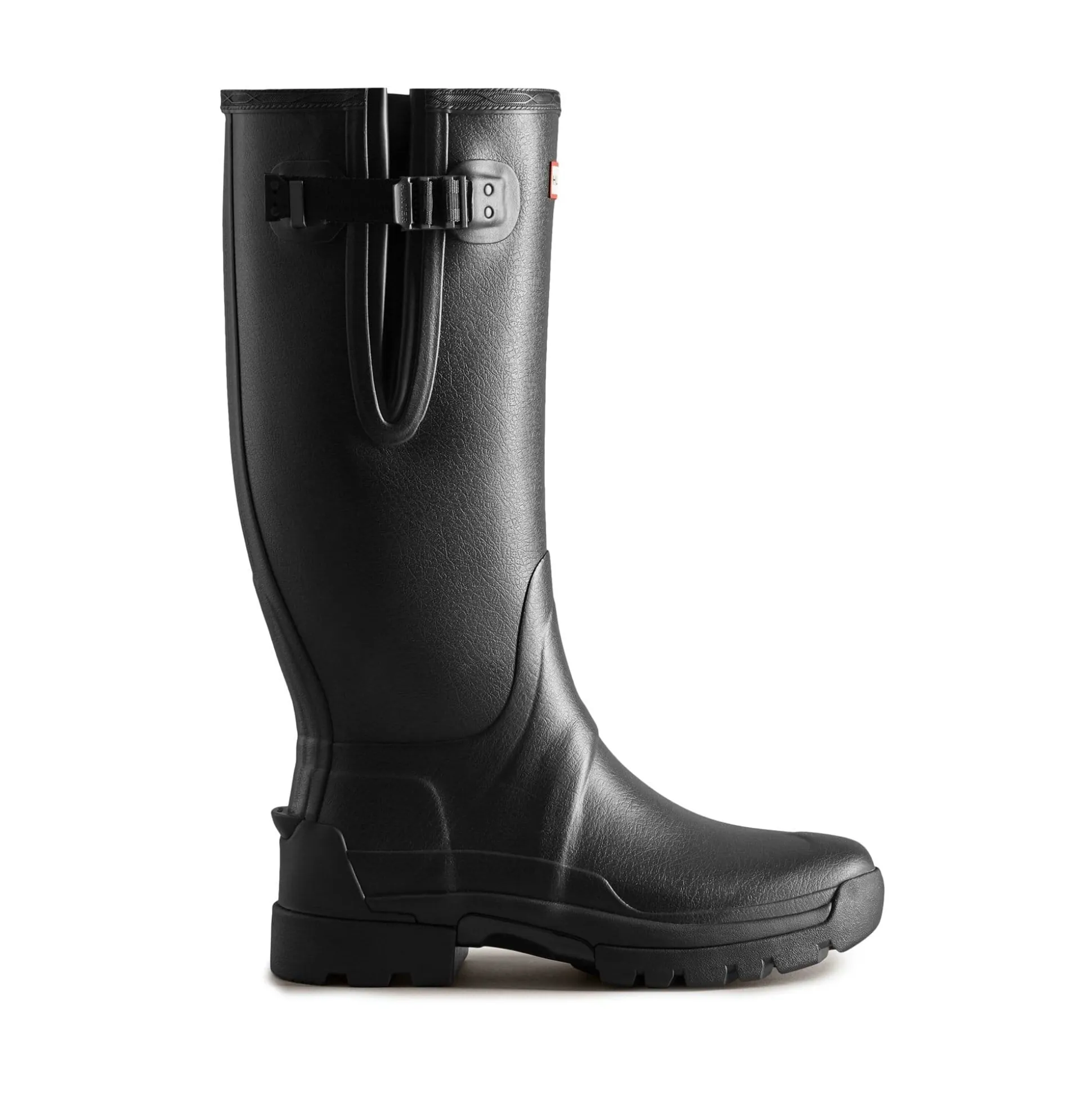 Hunter Balmoral Adjustable Mens Wellington - Black