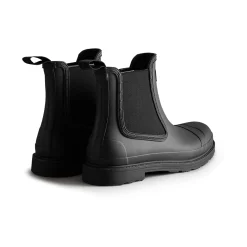 Hunter Commando Mens Chelsea Boots - Black