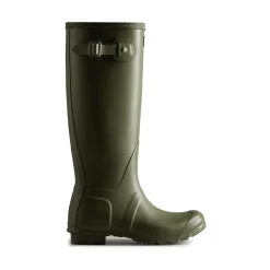 Hunter Original Tall Wellington Boots Womens - Dark Olive