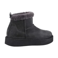 Hush Puppies Becca Ankle Boots Womens - Charcoal
