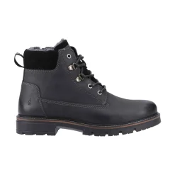 Hush Puppies Pier Shearling Lace Boot Mens - Black
