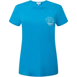 Ireland Womens 100% Cotton T-Shirt - Azure Blue