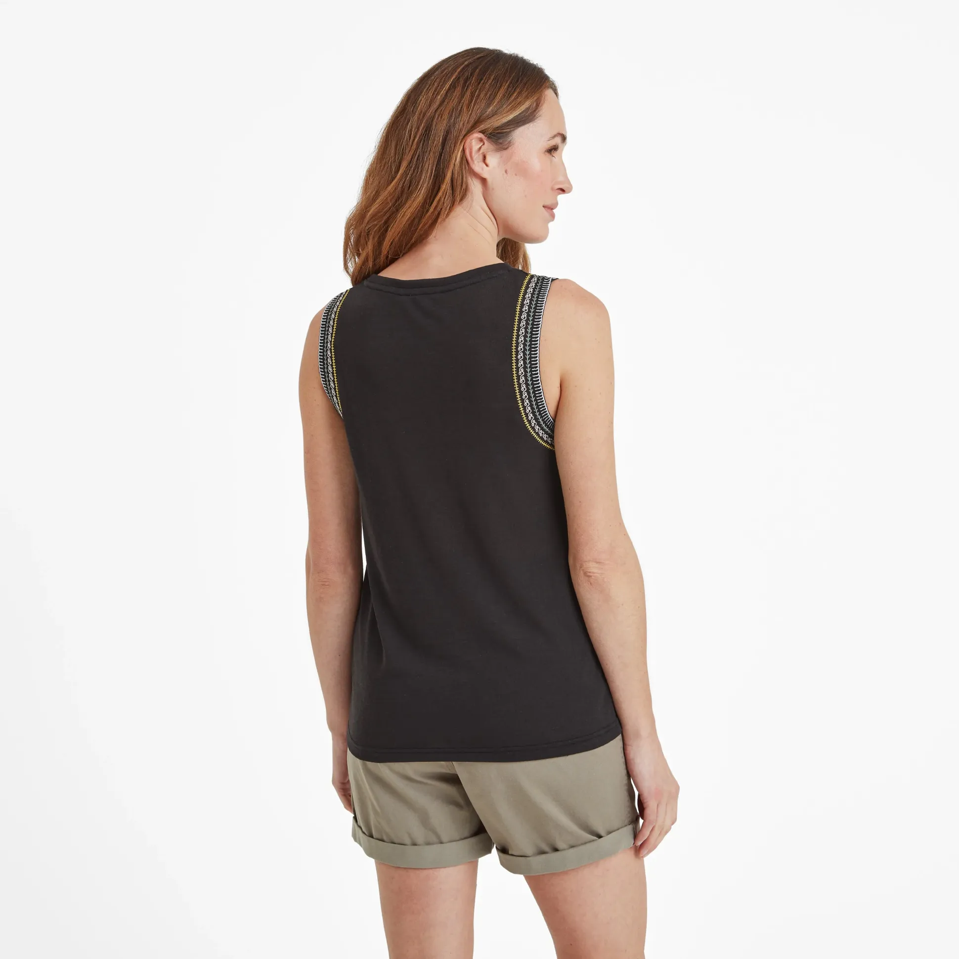 Iris Womens Vest - Washed Black