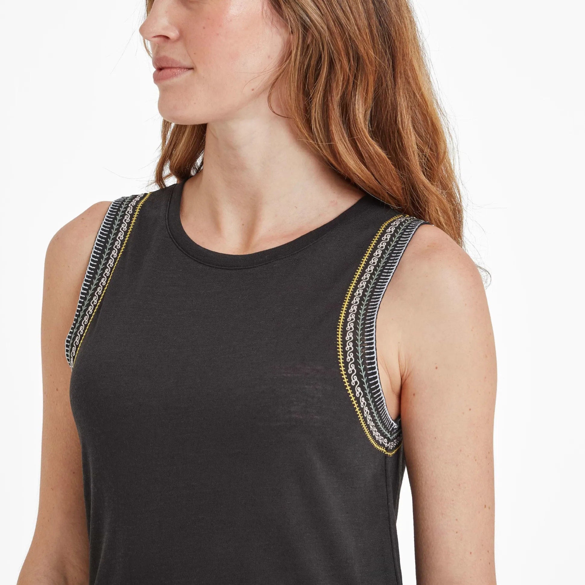 Iris Womens Vest - Washed Black