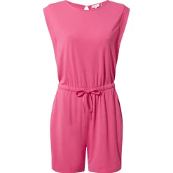 Jacinda Womens Supersoft Jersey Playsuit - Pink Flambe