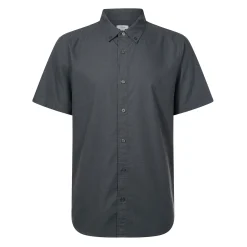 Jayden Mens 100% Cotton Short Sleeve Shirt - Deep Slate