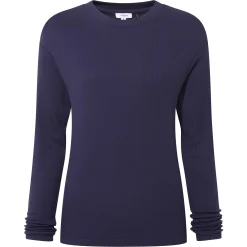 Jemma Womens Long Sleeve Supersoft T-Shirt - Oxford Blue