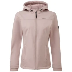 Keld Womens Shower Resistant Hooded Softshell Jacket - Dusky Pink