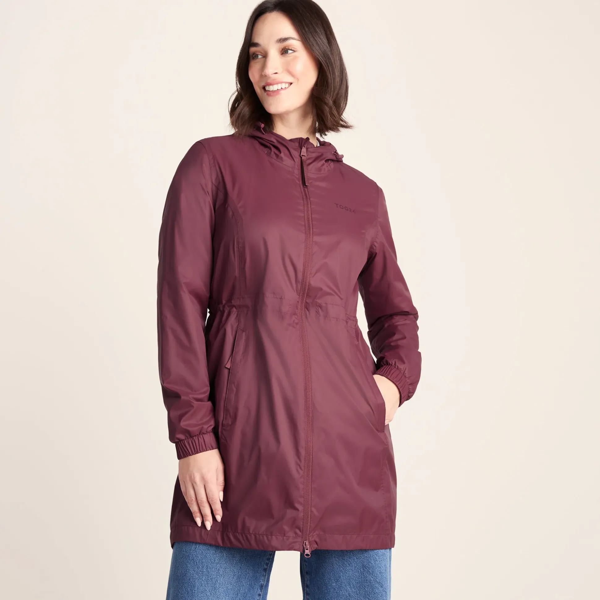Kilnsey Womens Waterproof Jacket - Black Raspberry