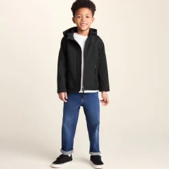 Koroma Kids Softshell Hooded Jacket - Black