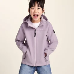 Koroma Kids Softshell Hooded Jacket - Lavender Grey
