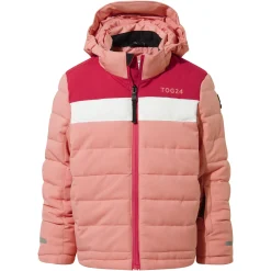 Laithe Kids Ski Jacket - Playful Pink/Dark Pink
