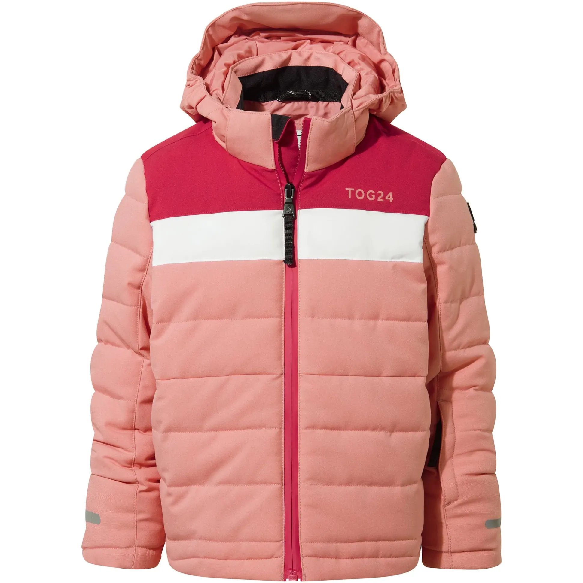 Laithe Kids Ski Jacket - Playful Pink/Dark Pink