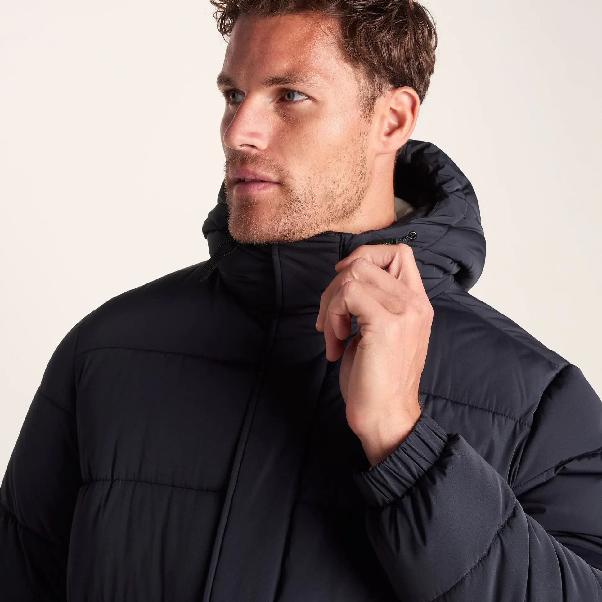 Langrick Mens Long Insulated Jacket - Dark Indigo