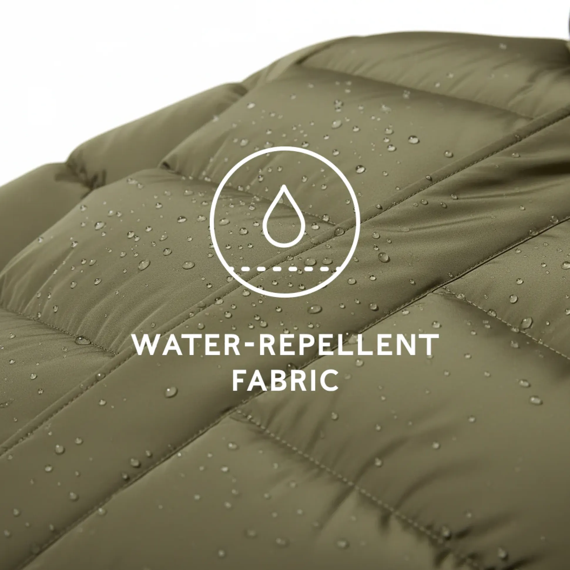 Langrick Mens Long Insulated Jacket - Khaki