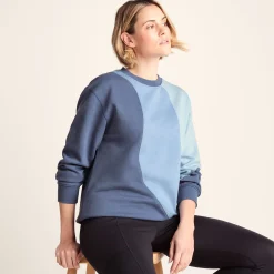 Lawla Womens Oversized Supersoft Sweat - Smokey Blue