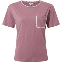 Liana Womens 100% Cotton Supersoft T-Shirt - Mauve