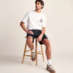 Loredo Mens Cotton Blend Shorts - Dark Indigo