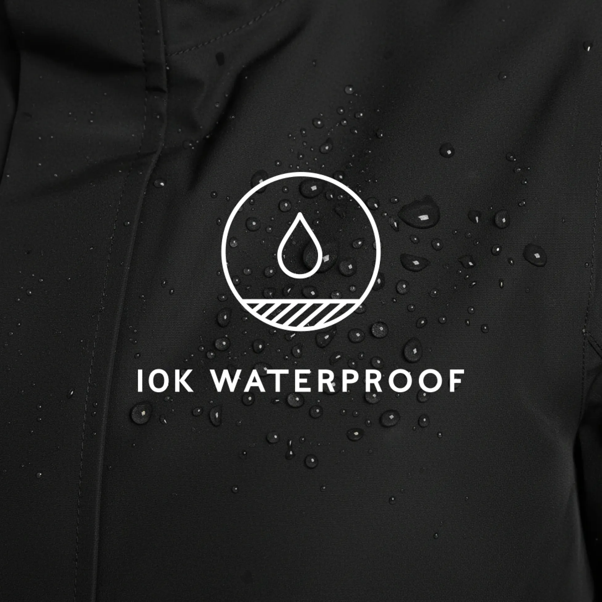 Lyra Womens Waterproof 3in1 Jacket - Black