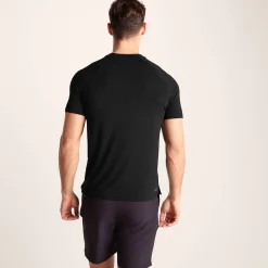 Maddox Mens Short Sleeve Performance T-Shirt - Black