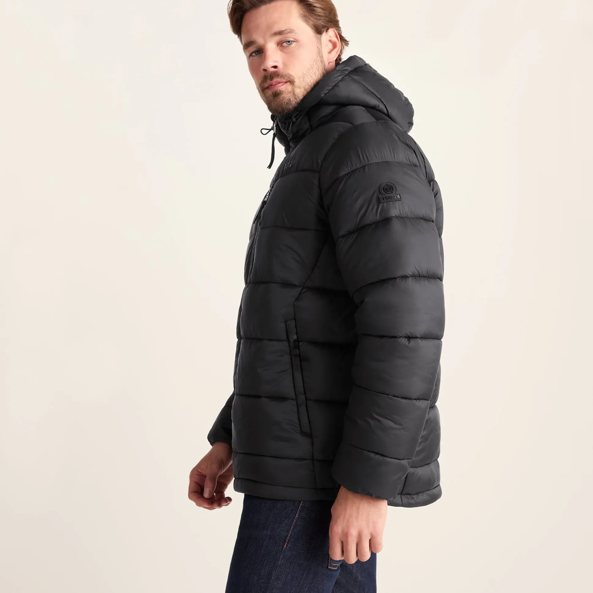 Maloney Mens Wind Resistant Insulated Jacket - Black