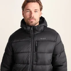 Maloney Mens Wind Resistant Insulated Jacket - Black