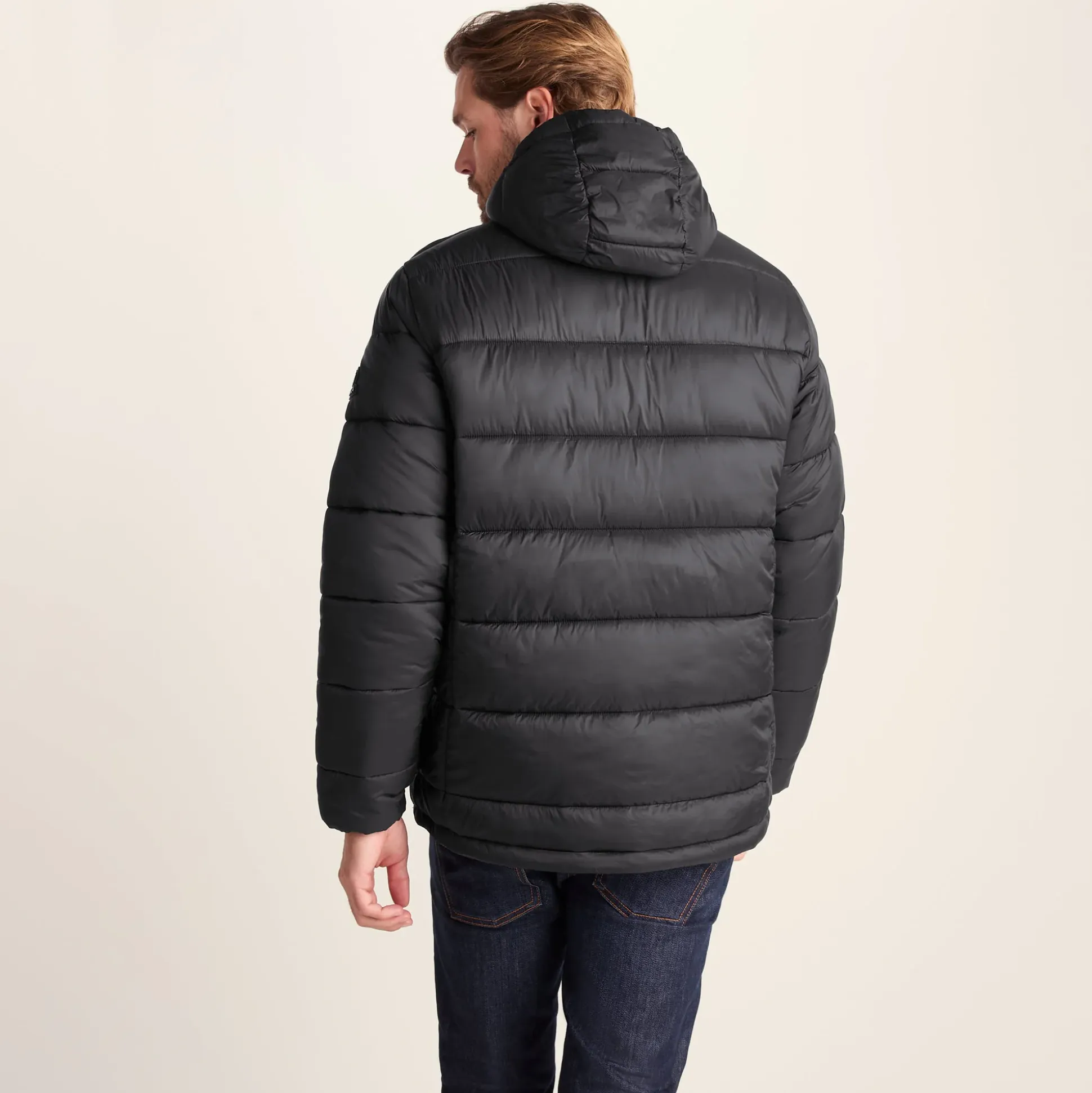 Maloney Mens Wind Resistant Insulated Jacket - Black