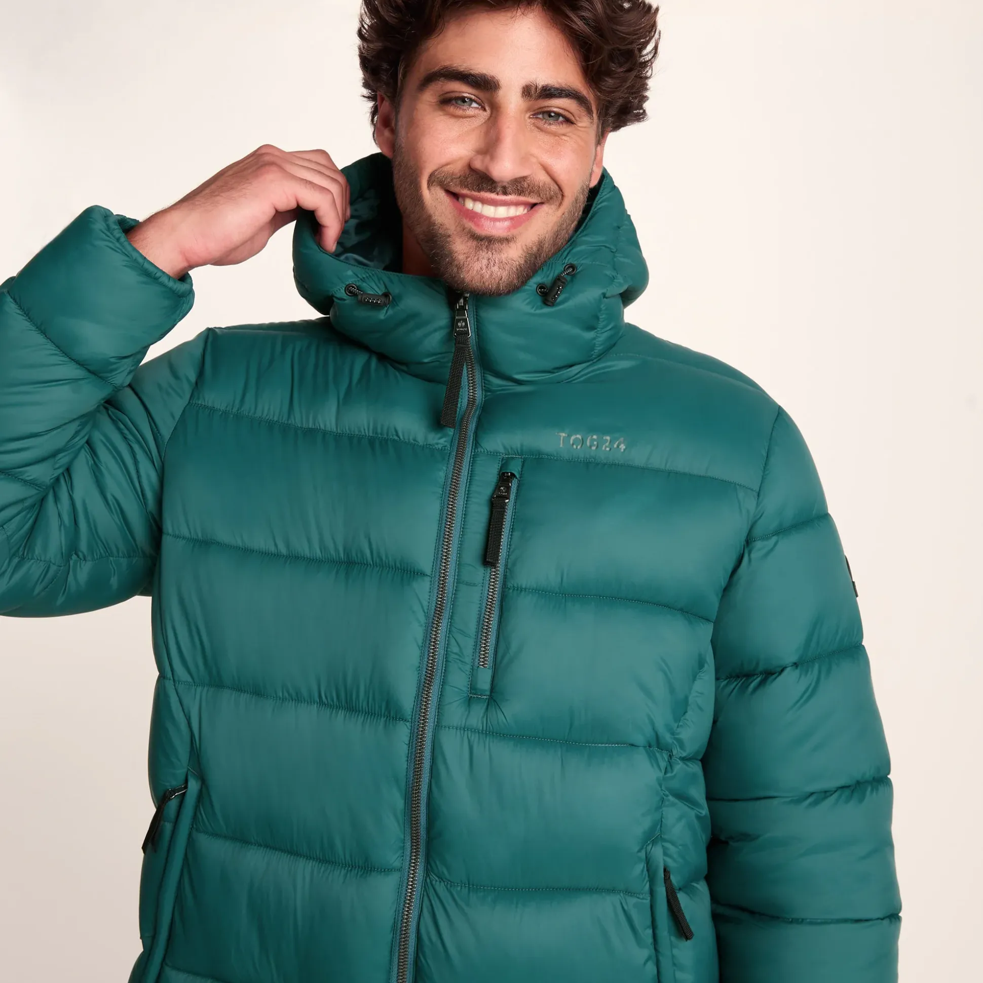 Maloney Mens Wind Resistant Insulated Jacket - Dark Turquoise