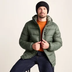 Maloney Mens Wind Resistant Insulated Jacket - Khaki