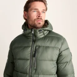 Maloney Mens Wind Resistant Insulated Jacket - Khaki