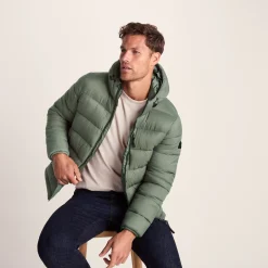 Maloney Mens Wind Resistant Insulated Jacket - Light Forest