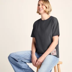 Margot Womens Supersoft Premium Relaxed Fit T-Shirt - Deep Slate