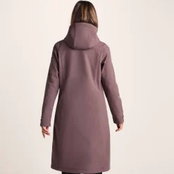 Marina Womens Long Water Resistant Softshell Jacket - Dark Mauve