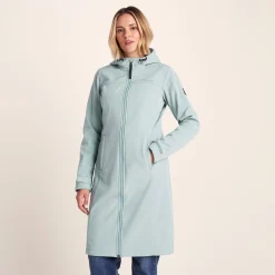 Marina Womens Long Water Resistant Softshell Jacket - Misty Grey