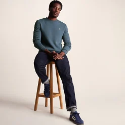 Mellor Mens Supersoft Cotton Rich Sweat - Arctic Blue