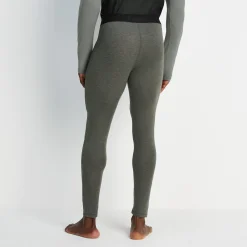 Meru Mens Cashmere Touch Base Layer Leggings - Dark Grey Marl